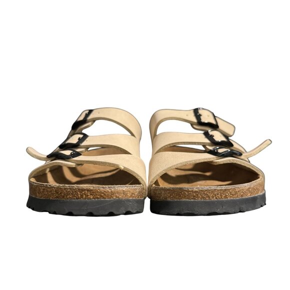 Birkenstock Birki's Florida Fresh Brushed Vanilla 3 Strap Sandals Womens Size 38 - Picture 4 of 10